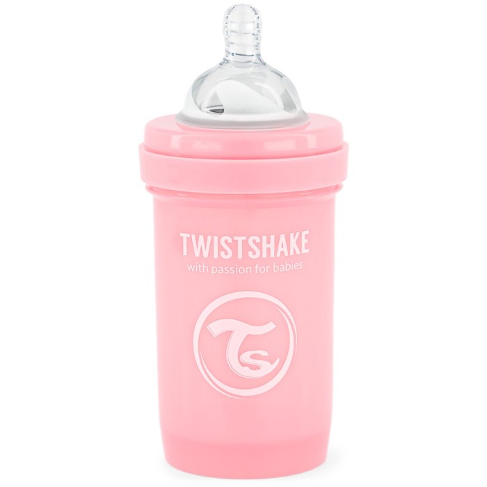 Twistshake Anti-Colic Pastel Light Pink 180 ml