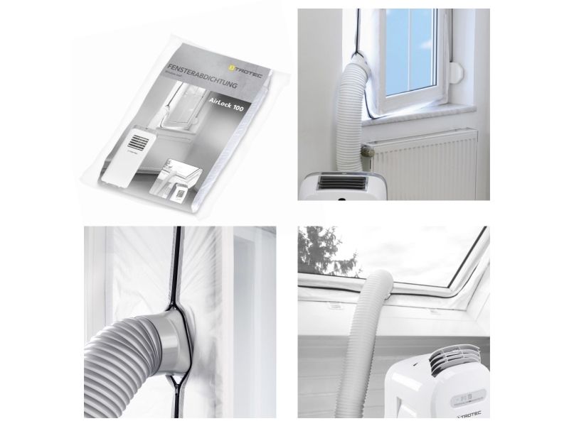 Trotec AirLock 100, Fönstertätning, Vit, Trotec