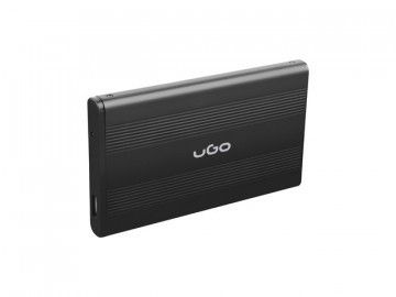 uGo Marapi S120, HDD- / SSD kabinett, 2.5, Serial ATA II, USB-anslutning, Svart