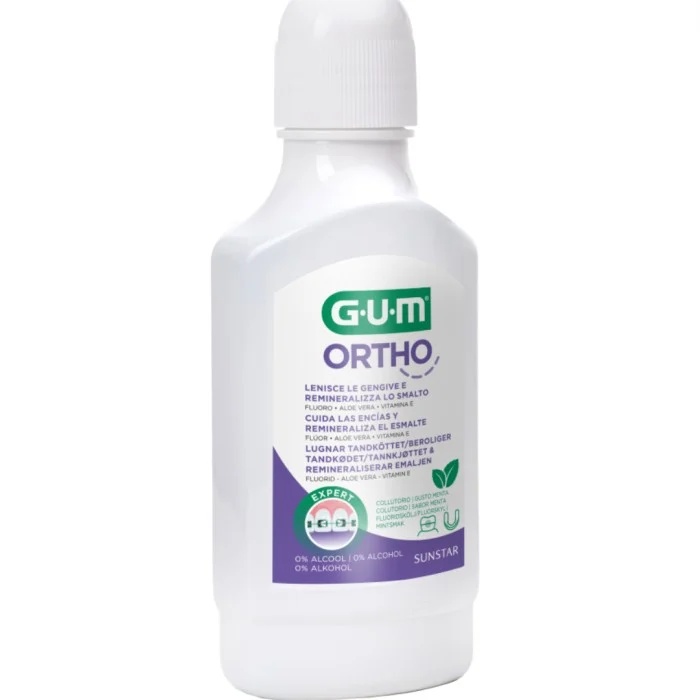 GUM ORTHO Munskölj, 300 ml