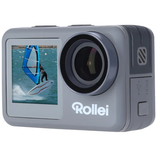 Rollei ActionCam 9S Plus - Aktionkamera - 4 K / 60 fps - 8.51 MP - Wi-Fi - undervatten upp till 40 m