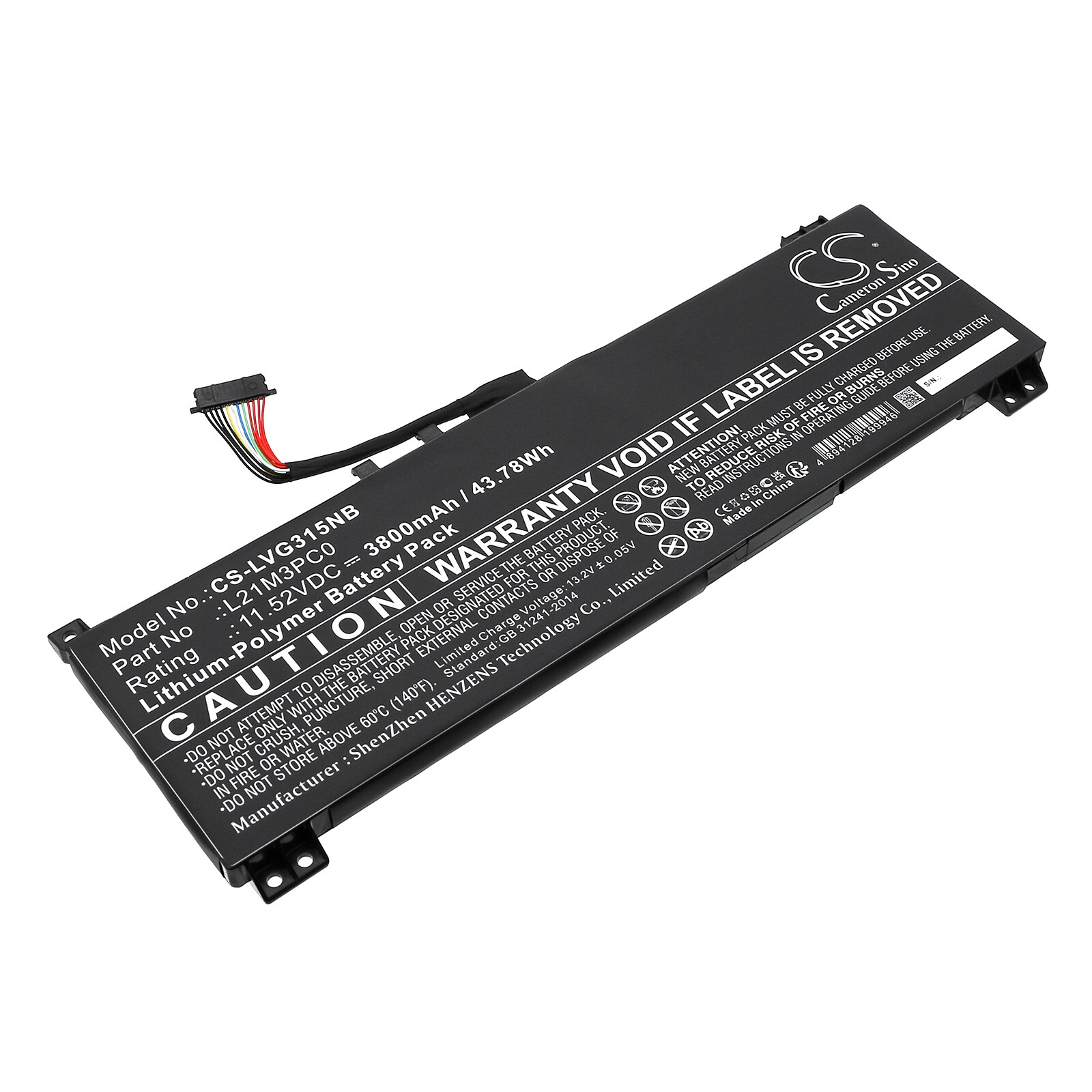 Batteri till Notebook, Bärbar dator för Lenovo IdeaPad Gaming 3 15ARH7 82SB0071TA m.fl., bild 3