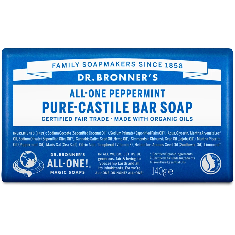Dr. Bronner's Bar Soap Peppermint 140 g, bild 5