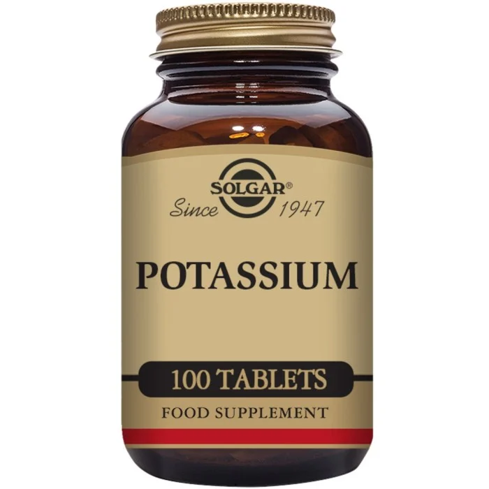 Solgar Potassium, 100 tabl