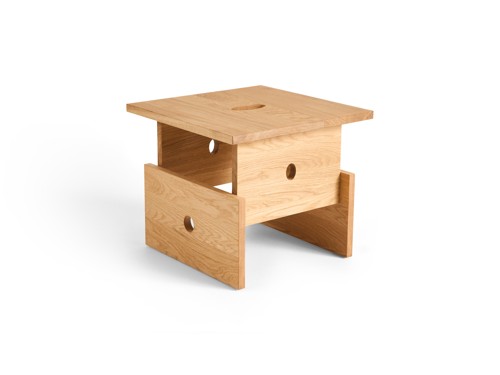 HAY - Wood Box Soffbord - H 35cm - Oljad Ek, bild 2