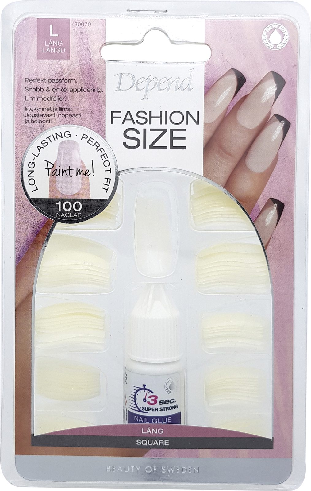 Depend Fashion Size 100-pack Fashion Size 100-pack Large Square Fashion Size 100-pack Large Square
