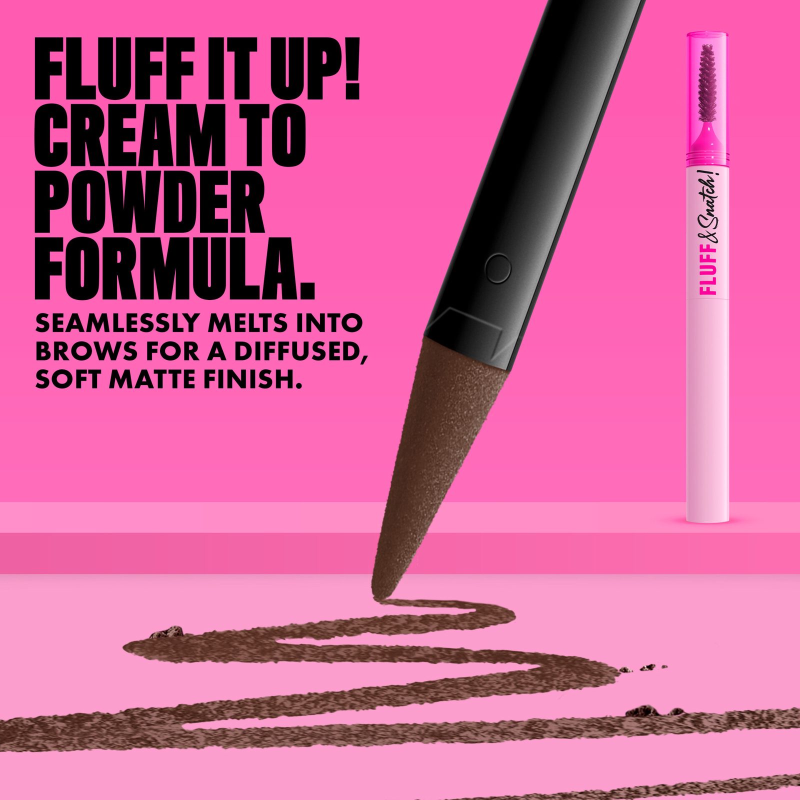 NYX PROFESSIONAL MAKEUP Fluff & Snatch Brow Powder Pen 06 Brunette, bild 3