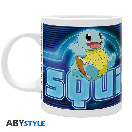 Pokemon Squirtle Neon Ceramic Mug