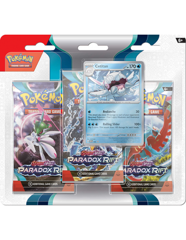 Pokemon Scarlet & Violet 4: Paradox Rift Blister Boosters (3-pack)