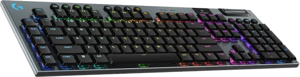 Logitech G915 X LIGHTSPEED trådlöst gaming tangentbord - GL Clicky, svart, bild 4
