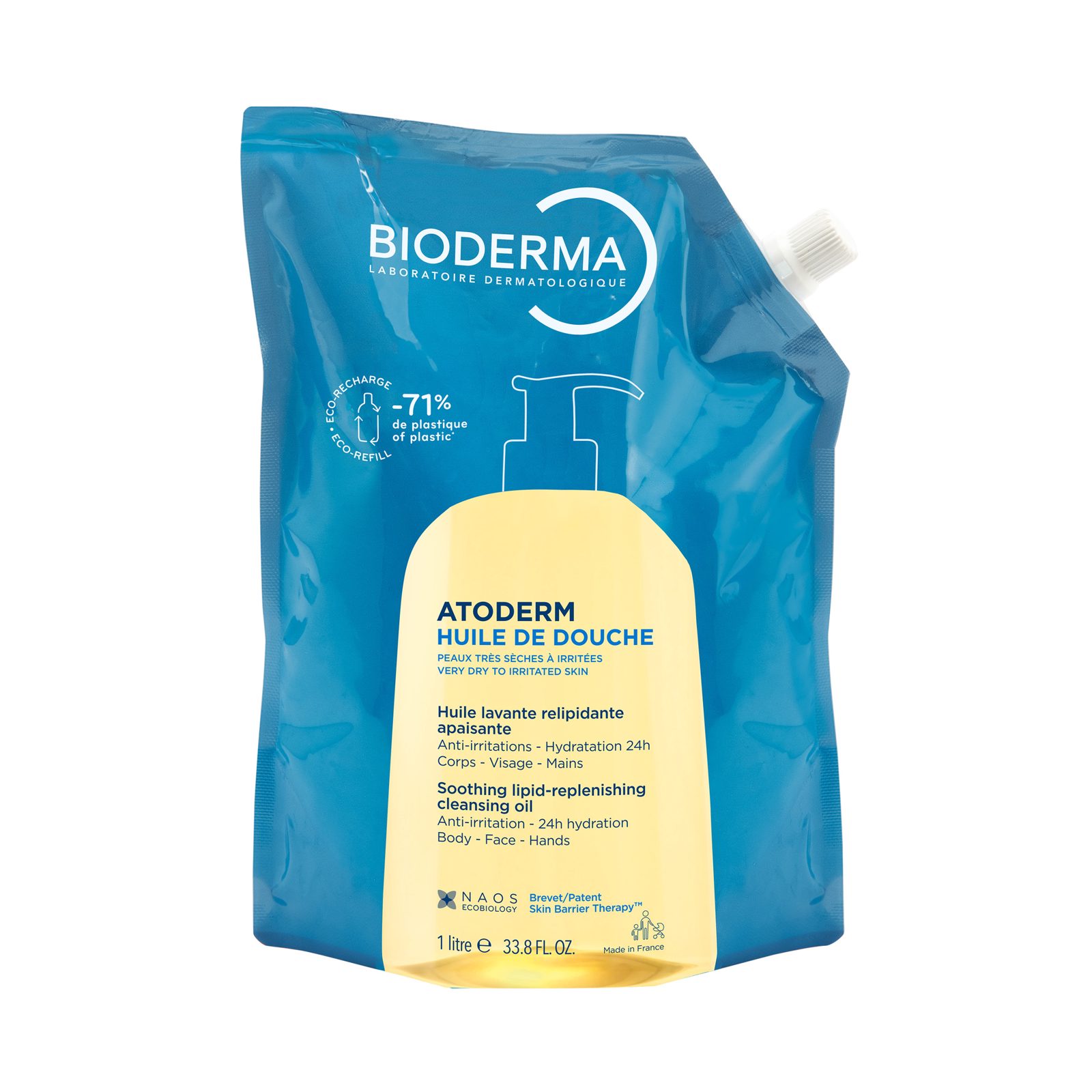 Bioderma Atoderm Huile De Douche Ecorefill 1000 ml
