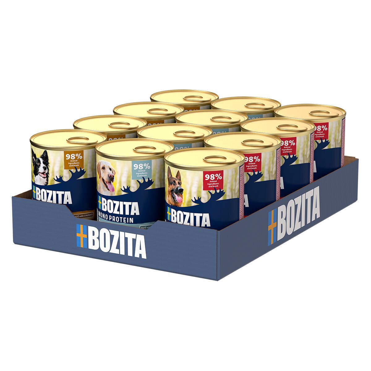 Bozita - Dog Pate Mixtray 12 x 400gr, bild 4