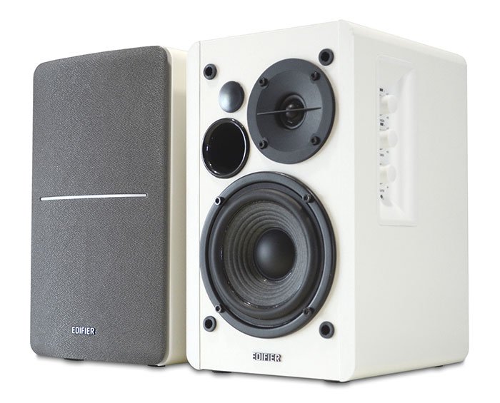 Edifier R1280T, 2x21W RMS, med fjärrkontroll - Vit, bild 3