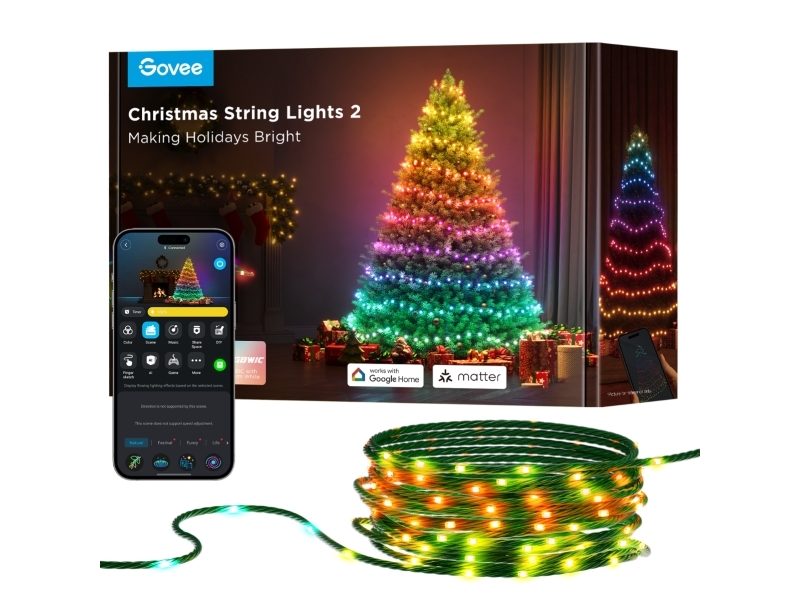 Govee String Lights 2 Smart Julbelysning – 30 meter
