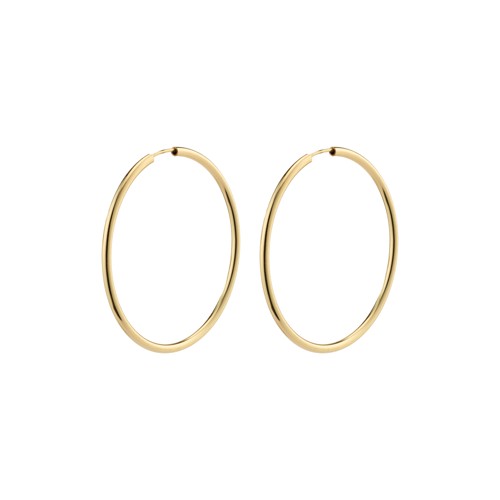 PILGRIM - APRIL Hoop Earrings - Gold Plated - Medium