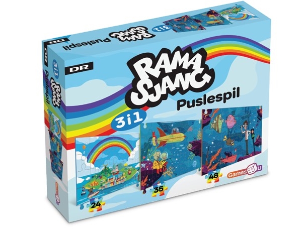 Ramasjang pussel 3-i-1 Havsbotten - (24,35,48 bitar)