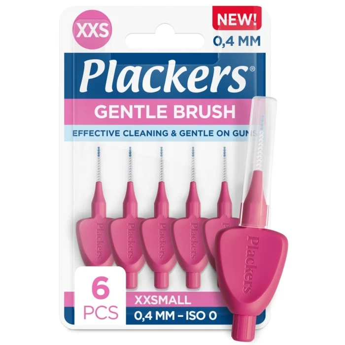 Plackers Gentle Brush 0,4 mm, 6 st