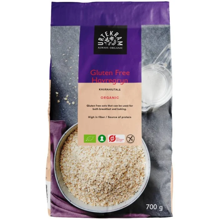 Urtekram glutenfria havregryn 700 g