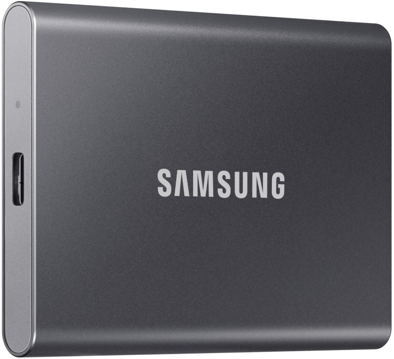 Samsung T7 extern SSD 2 TB (grå)