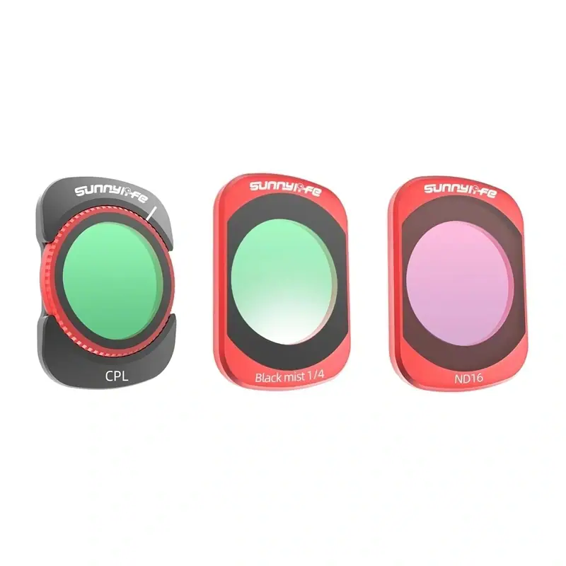 Sunnylife Pocket 4 / 3 CPL ND16 1 / 4 Black Mist-filterset