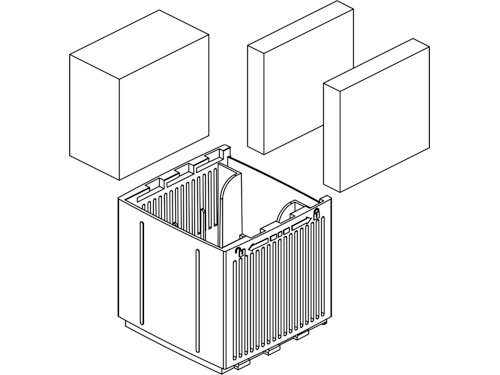 Sicce - MODULE with 3pcs. FOAMS, bild 2