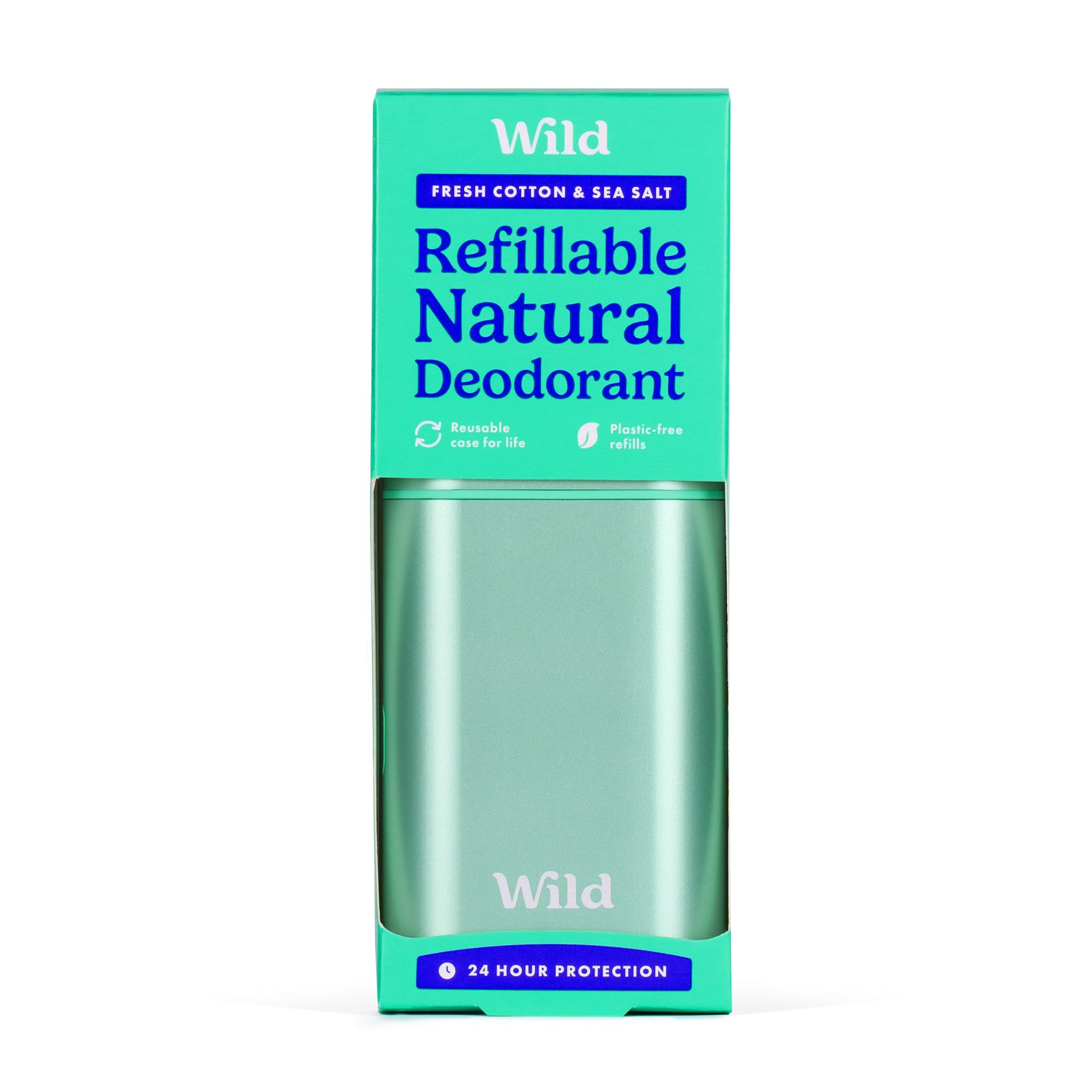 Wild Deo Fresh Cotton & Sea Salt Aqua Case 40 g