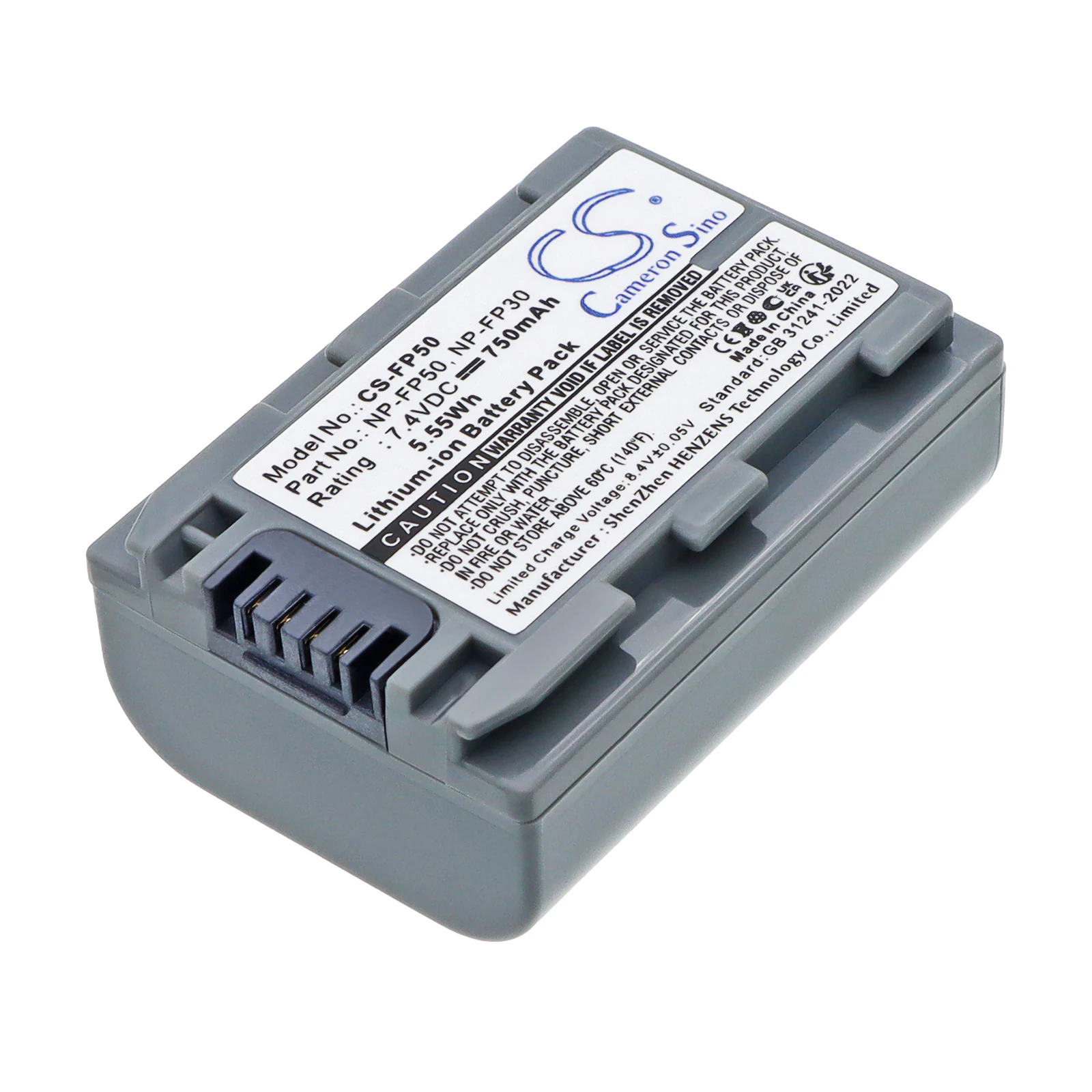 Batteri till Kamera för Sony DCR-SR40, DCR-DVD703E, DCR-HC17 m.fl., bild 2