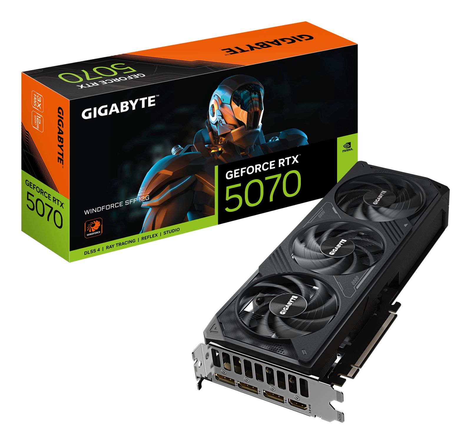 Gigabyte GeForce RTX 5070 WINDFORCE SFF 12GB, bild 4