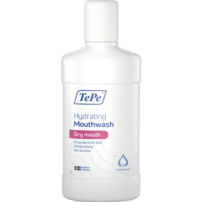 TePe Hydrating Mouthwash Unflavoured, 500 ml