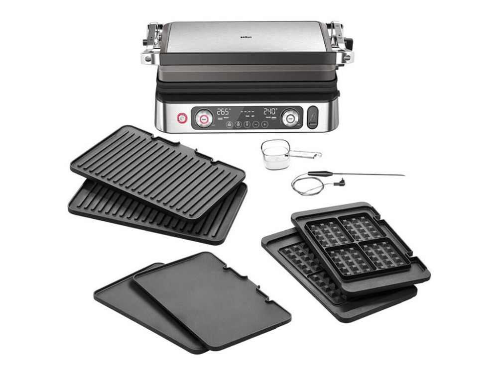 Braun MultiGrill 9 Pro CG 9167 kontaktgrill 2200 W, svart/rostfritt stål