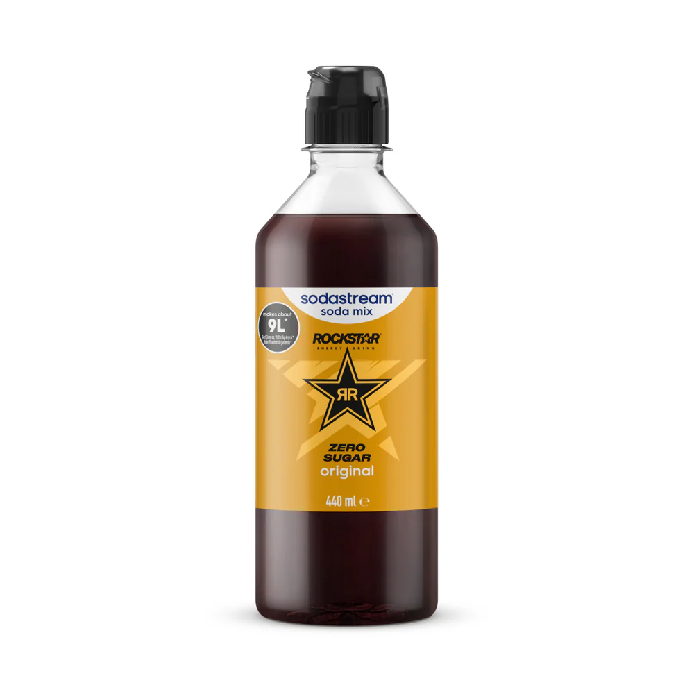 SodaStream Rockstar Original Zero Sugar smaksirap, 440 ml