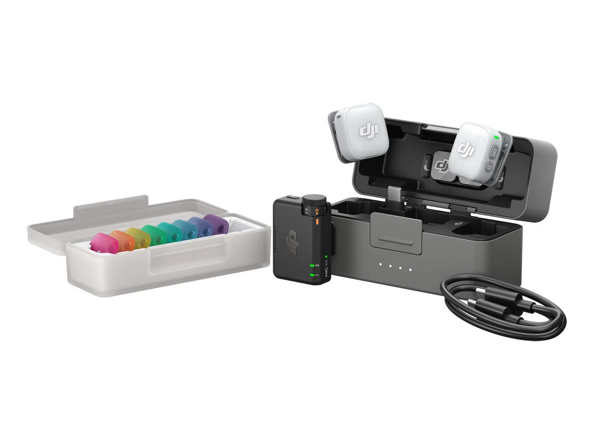 DJI Mic Mini 2 trådlös mikrofon (2 TX + 1 RX + Laddningsfodral), bild 4
