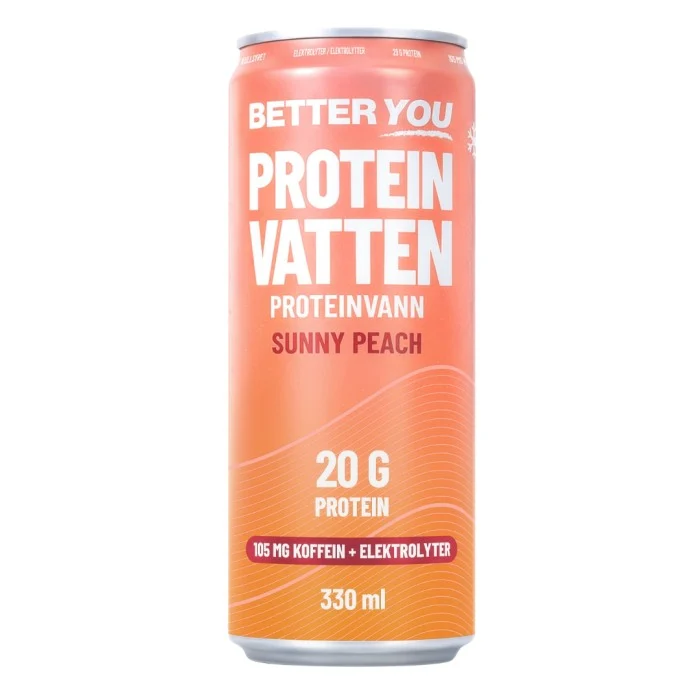 Better You Proteinvatten m Elektrolyter, Sunny Peach, 1 st