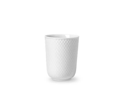 Lyngby Porcelæn - Rhombe Vit Mugg - 33 cl, bild 2