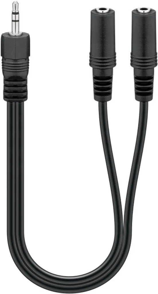 Goobay 1xHane till 2xHona Stereo 3.5mm ljudkabel