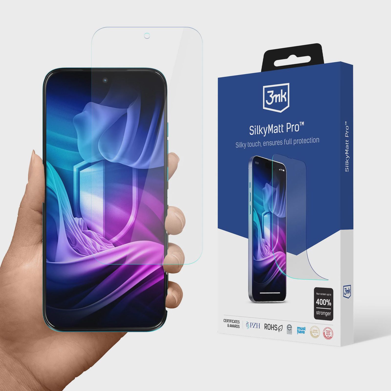 3mk SilkyMatt Pro™ matt skärmskyddsfilm för Motorola Moto G87