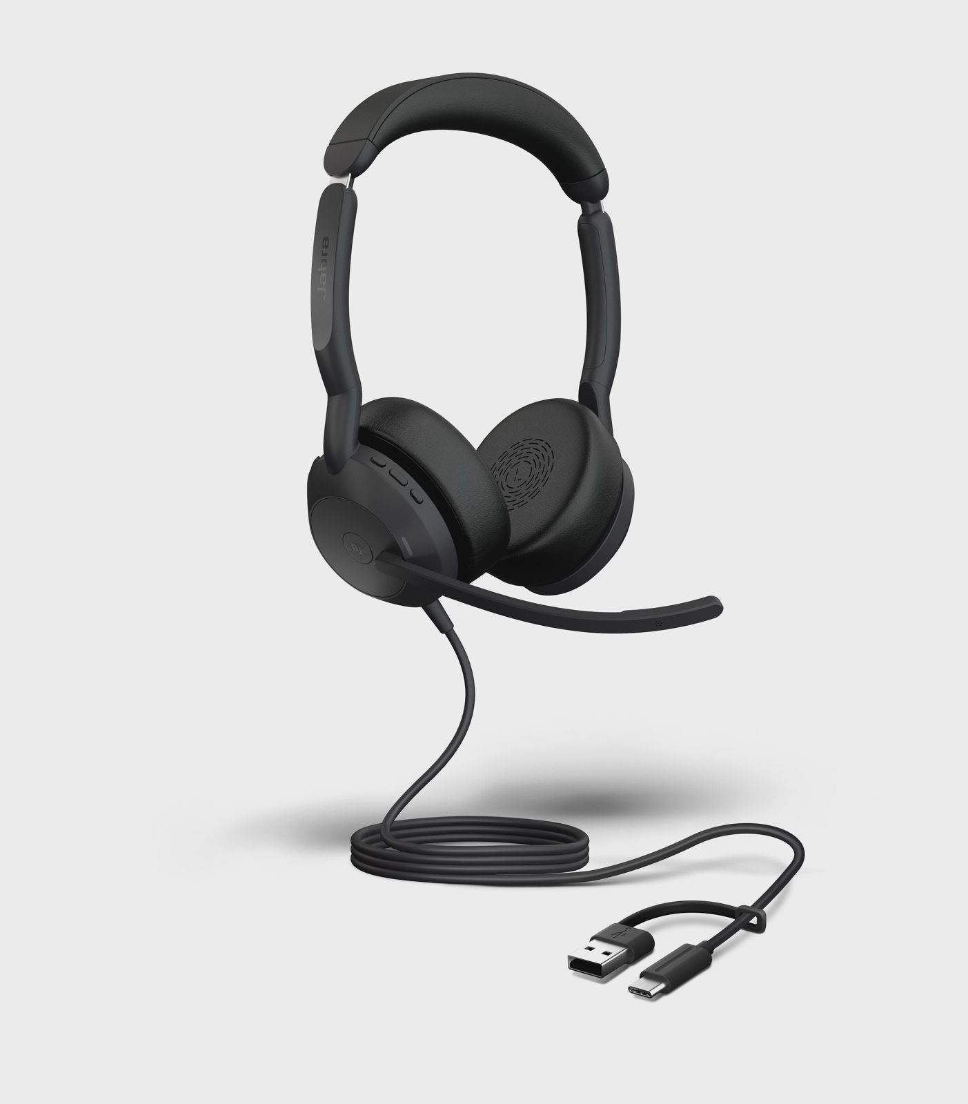 Jabra Evolve2 50 Stereoheadset, USB-C/A, MS Teams, kabelanslutet, bild 2