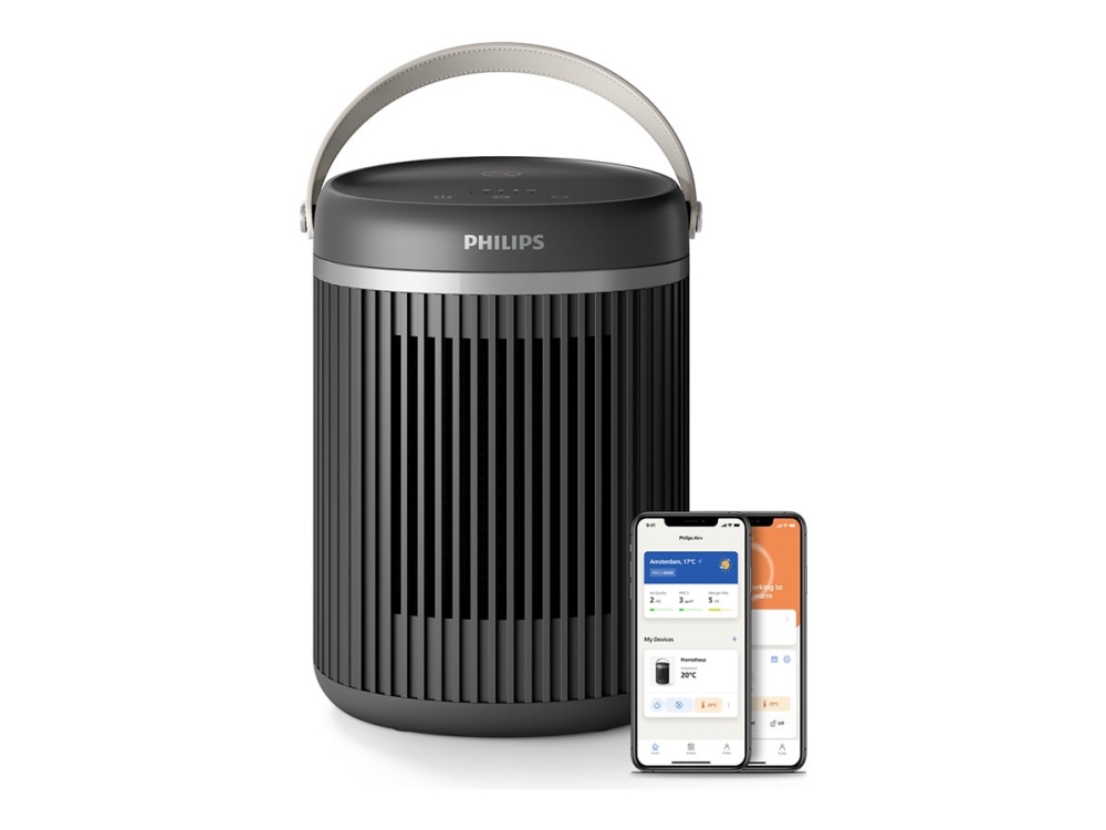 Philips 3000 Series CX3120 - Värmefläkt - golvstående - 2000 W - mörkgrå