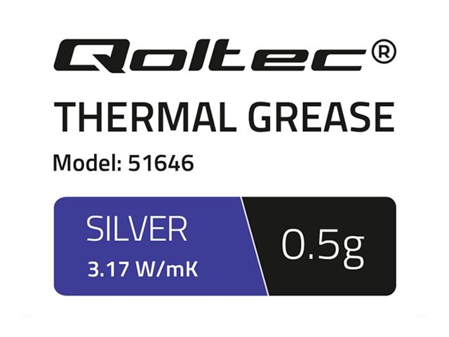 Qoltec 51646 - Termisk pasta - silver