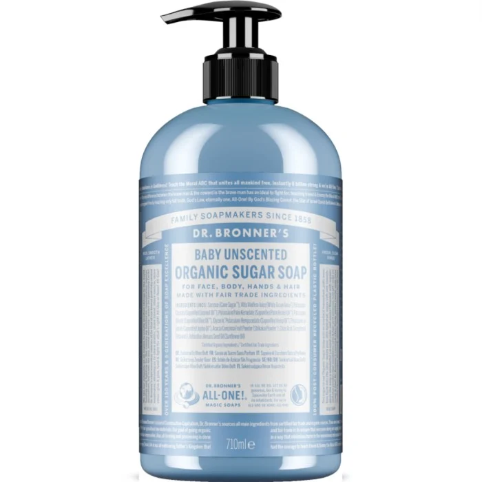 Dr. Bronner's Organic Sugar Soap Baby-Mild 710 ml