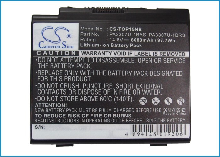 Batteri till Bärbar dator, laptop för Toshiba Satellite P15, Satellite P10-874 m.fl., bild 4