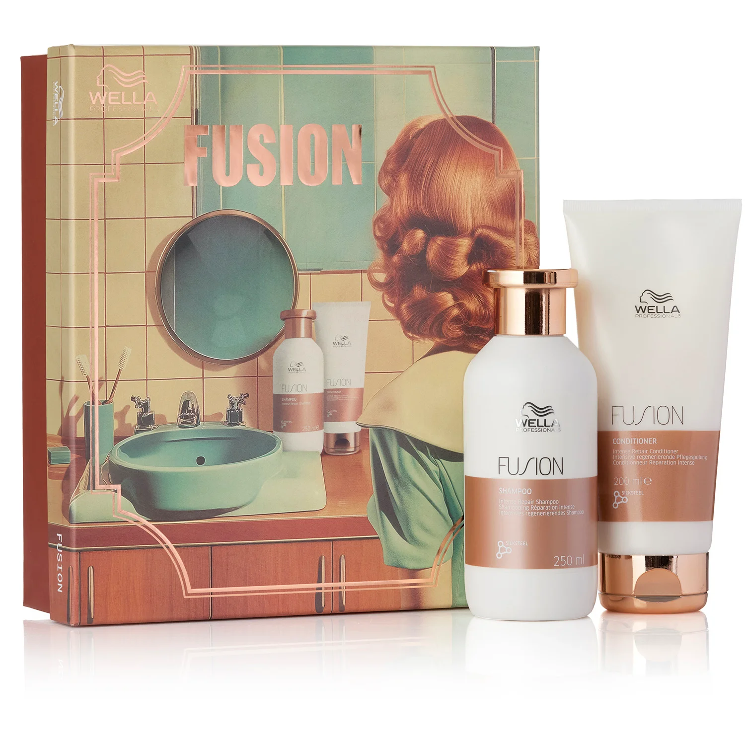 Wella Professionals Fusion Gift Set Schampoo 250 ml & Conditioner 200 ml 1 pcs