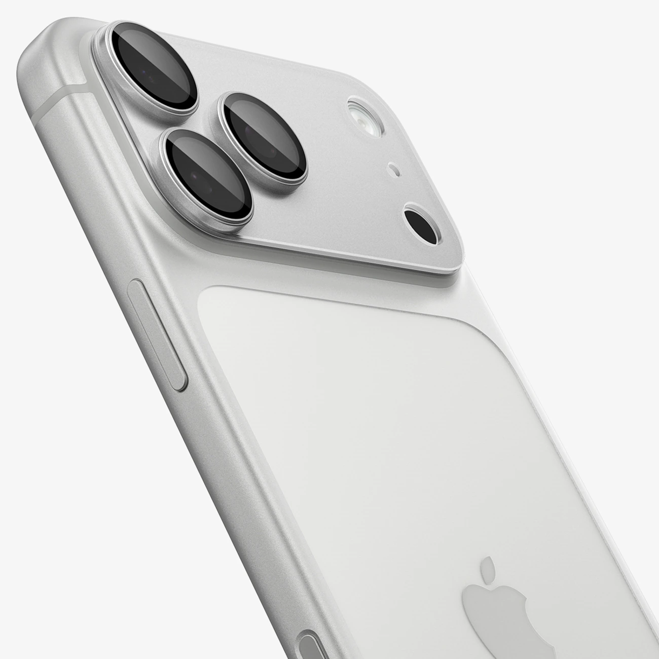 Spigen Optik Pro XL GLAS.TR EZ FIT härdat glas för iPhone 18 Pro Max – Silver, bild 3