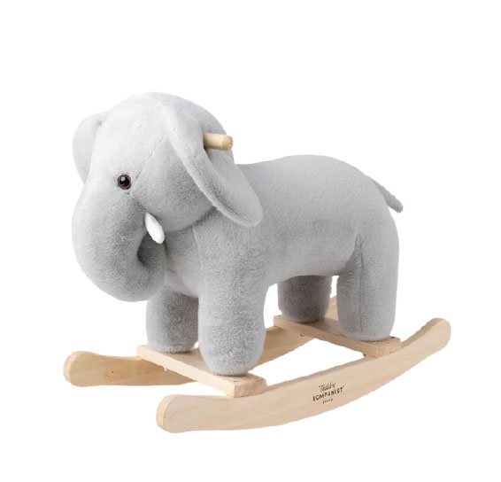 Teddykompaniet gungdjur elefant mjuk