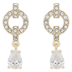 Snö Of Sweden Callie Small Crystal Ear Gold Clear Onesize