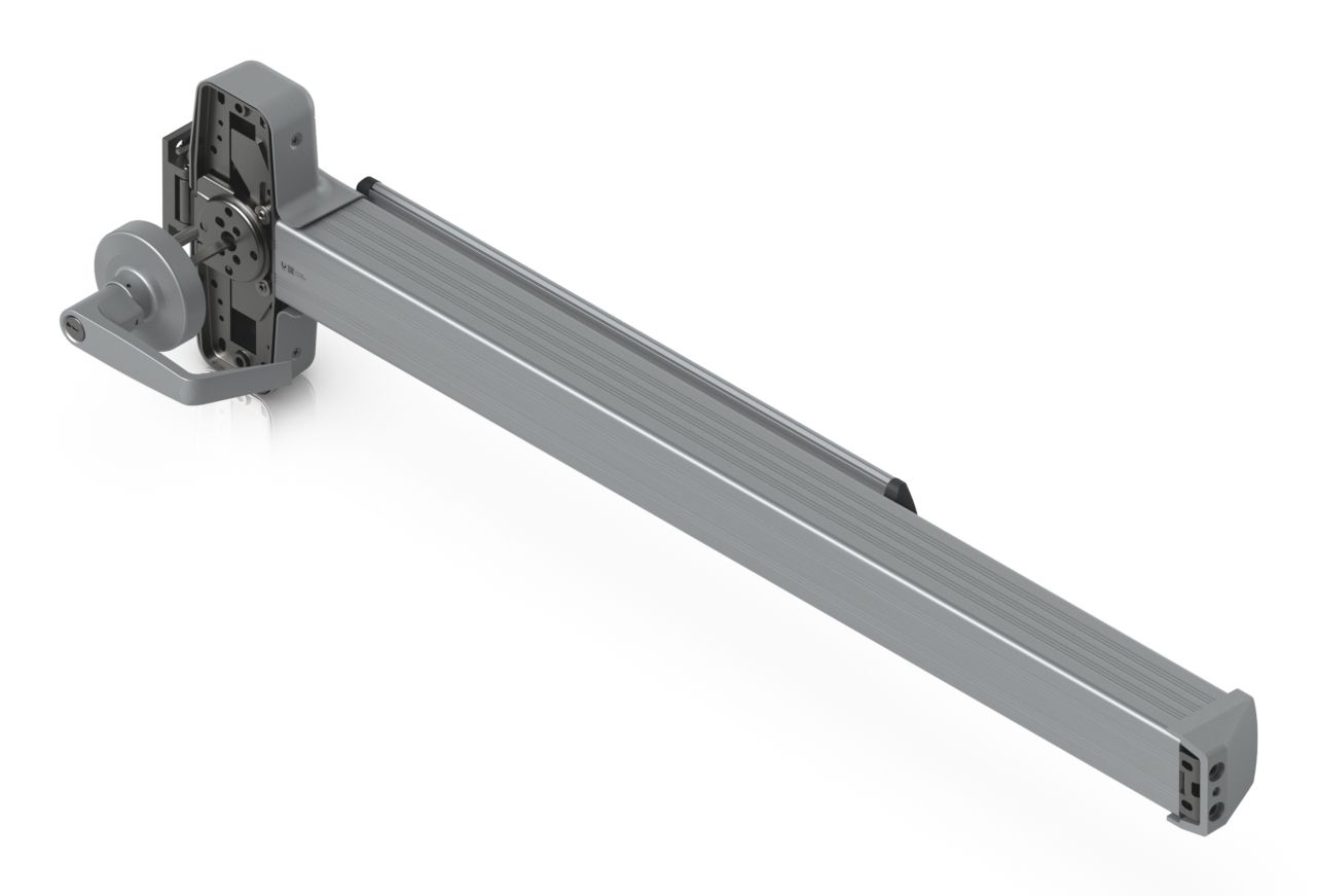 Ubiquiti UACC-PanicBar, Spärr, Gjuten aluminium, Rostfritt stål, Grå, 30 V, 1 A, 5,8 kg