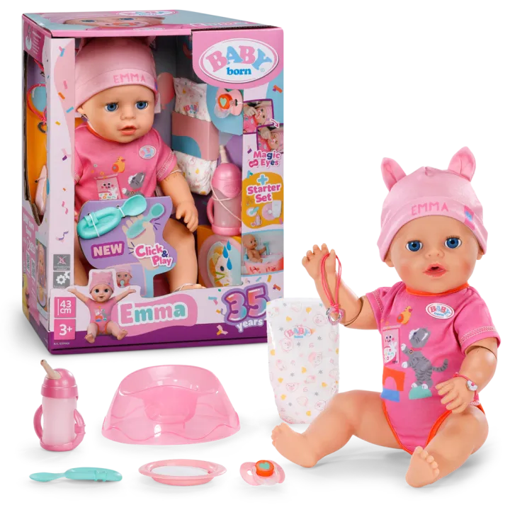 BABY born - Emma Click and Play 43 cm (839966), bild 4