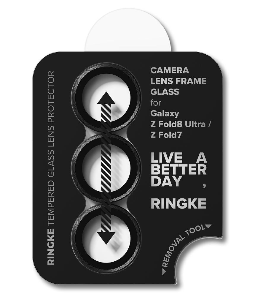 Ringke kameraskydd, 2-pack för Samsung Galaxy Z Fold 7/8 Ultra – Svart, bild 4