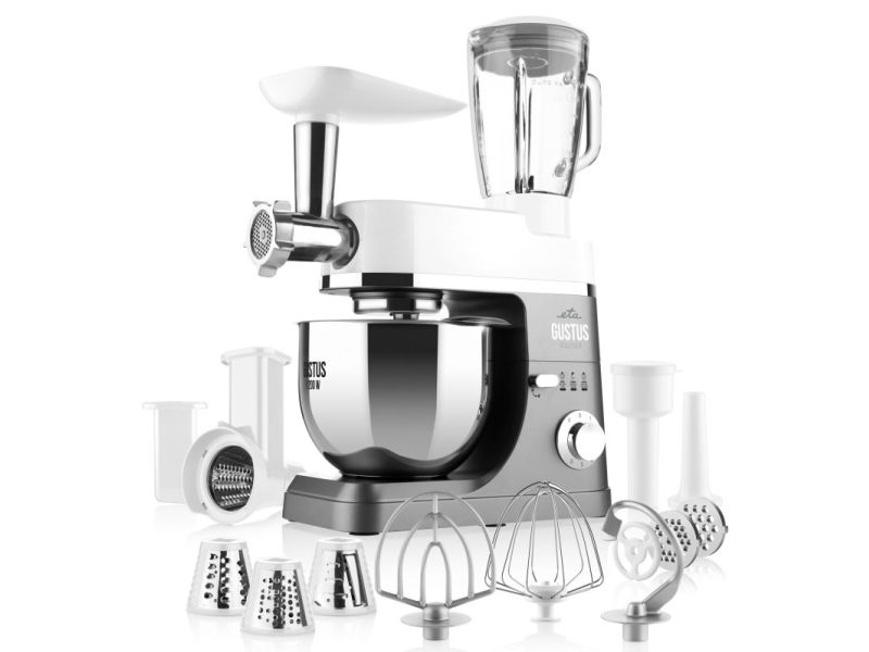 Eta ETA412890010, 5,5 l, Grå, Vit, Knappar, 1,5 l, Mixning, 1,25 m