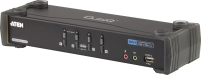 Systemswitch Aten CS1784A, 4-vägs KVM, DVI-D DL, USB 2.0, ljud